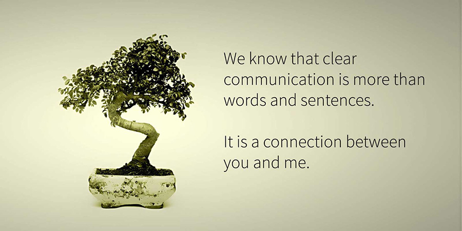 Clear communication is more than words and sentences